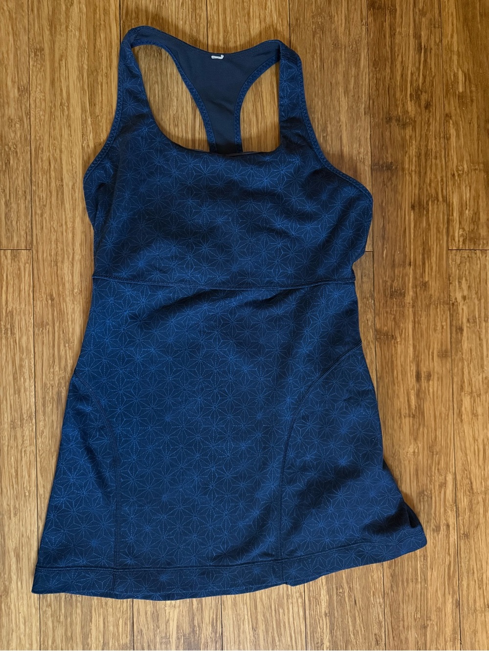 lululemon athletica Deep Navy Geometric Racerback Tank